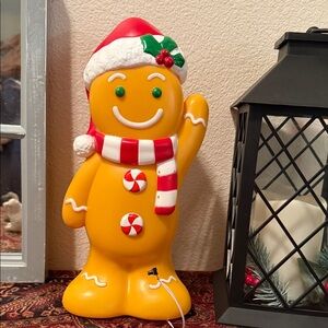 Gingerbread Man Blow Mold